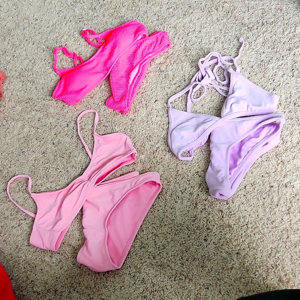 Pastel bathing suits